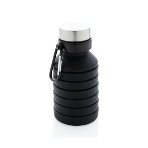 XD Collection P432.62 - Leakproof collapsible silicone bottle with lid