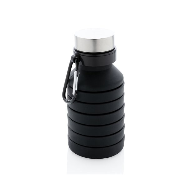 XD Collection P432.62 - Leakproof collapsible silicone bottle with lid