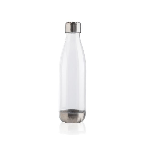 Botella de agua a prueba de fugas con tapa de acero inoxidable