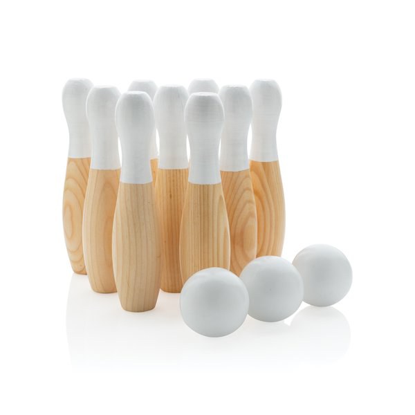 XD Collection P453.54 - Juego de bolos de madera