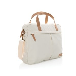 XD Collection P760.23 - Impact AWARE™ bolsa para portátil de lona reciclada de 16 oz.