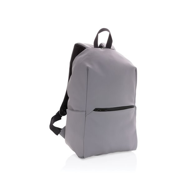 XD Collection P762.57 - Mochila de PU liso para portátil de 15.6"