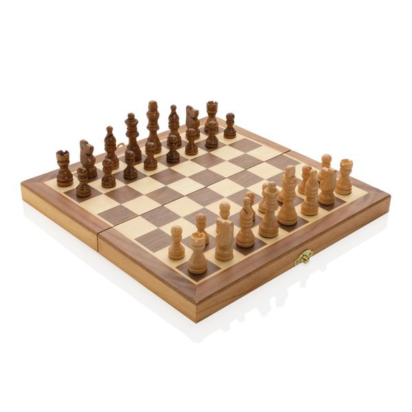 XD Collection P940.12 - Juego de ajedrez de madera plegable de lujo
