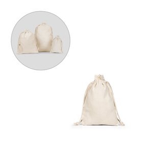 Bolsa pequeña, 100 % algodón (120 g/m²) - Egotier 92585