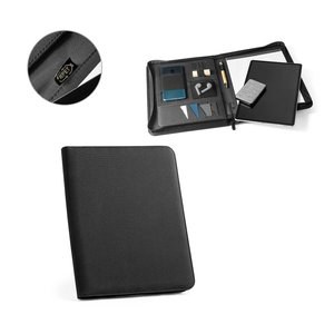 Carpeta tamaño A4 hecha en poliéster reciclado (100% rPET) 300D con cremallera - Egotier 93579A
