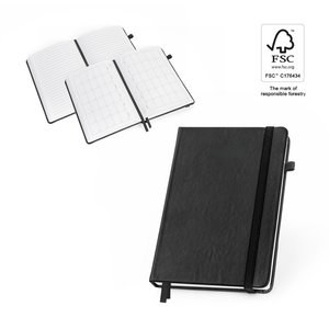 Cuaderno de poliuretano a base de agua con planificación mensual integrada y páginas rayadas - Egotier 93669