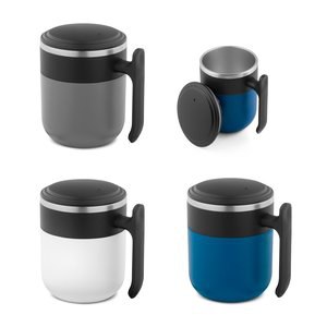 Taza de viaje con interior de acero inoxidable y acabado mate, 400 mL - Egotier 94439